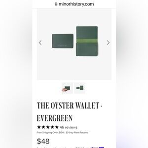 Minor History The Oyster Wallet Evergreen